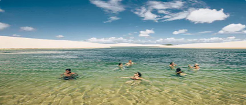 Lagoas a caminho de Atins
