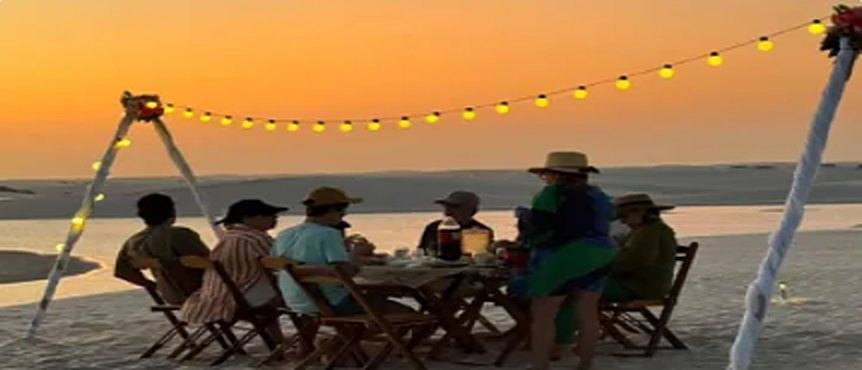 Café da manhã ao nascer do sol